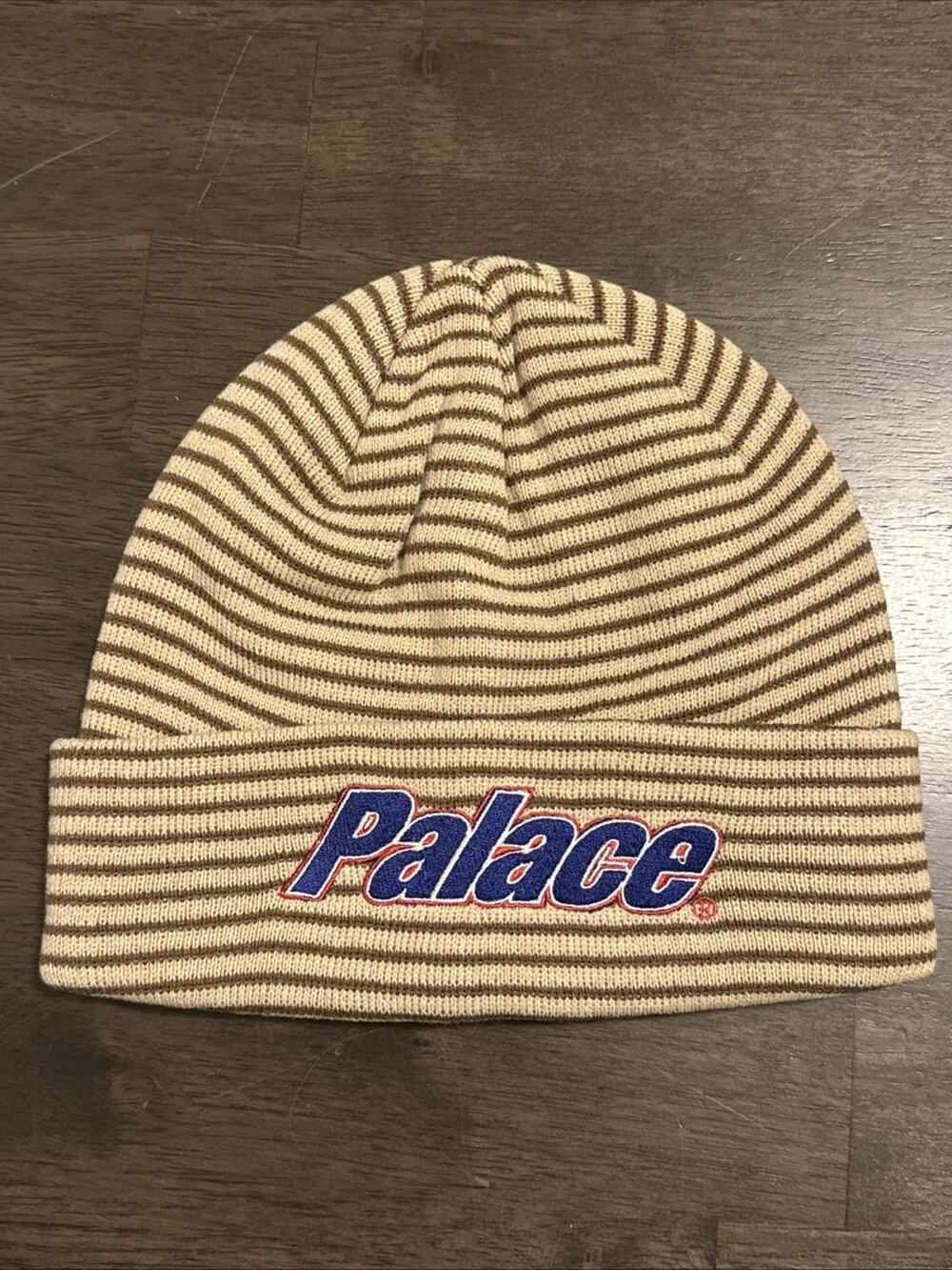 Palace Case Beanie Sand Tan One Size New